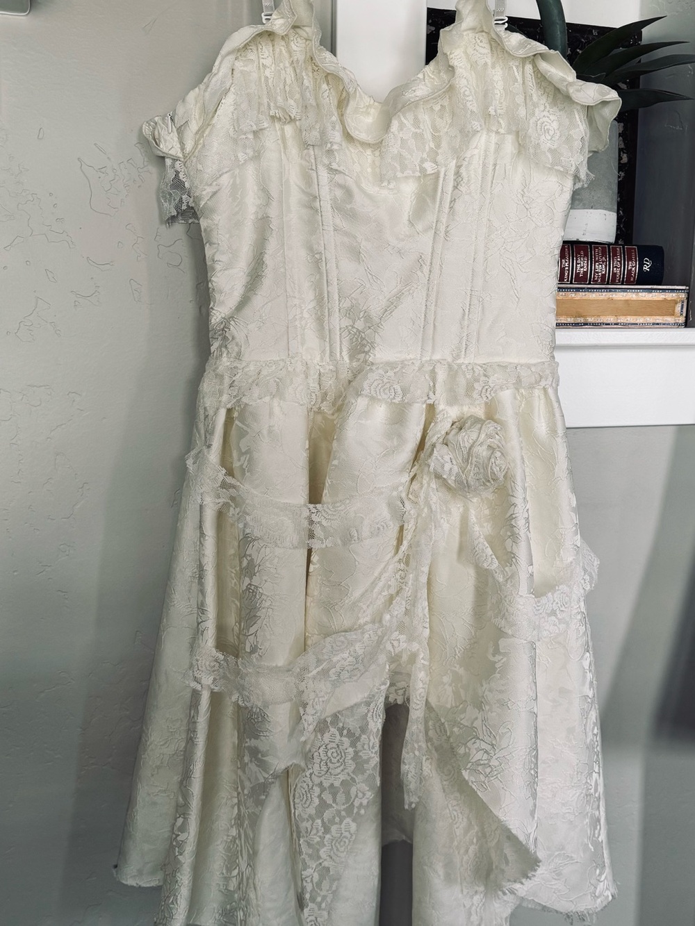 Dark in Love Ruffled Mini Dress Medium - Picture 2 of 7